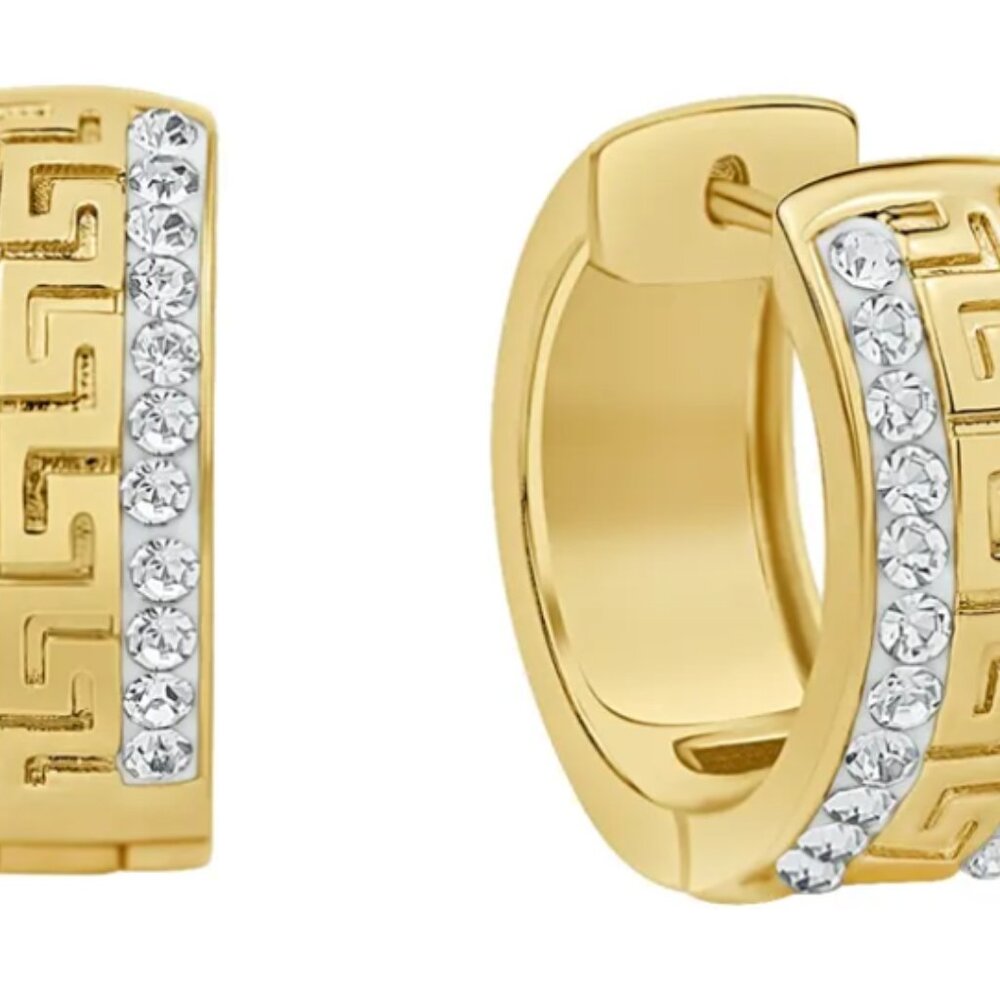 Greek Key Hoops